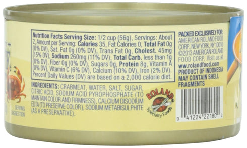 6 oz Roland White Crabmeat