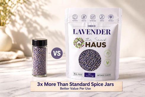 4 oz Culinary Dried Lavender Flowers Food Grade Lavender Buds for Tea, Baking & Lemonade Sweet Floral Herb