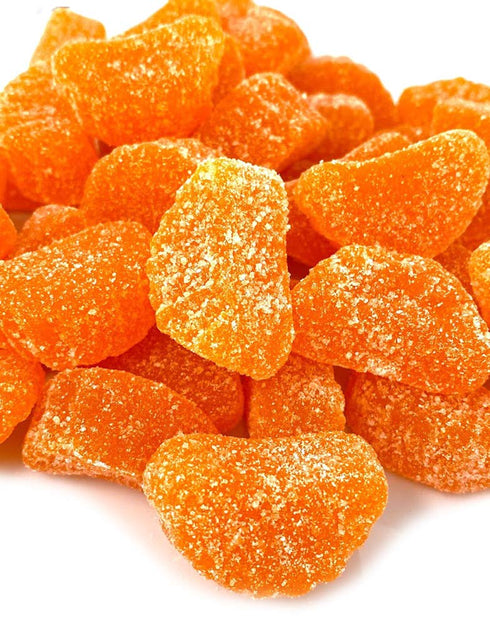 4-Pound SweetGourmet Orange Fruit Slices, Sugar Coated Jelly Candy, Bulk Bag, Naturally Flavored, Gluten-Free