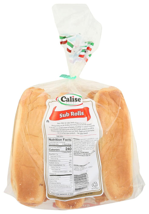 Calise Bakery 18 OZ Sub Rolls