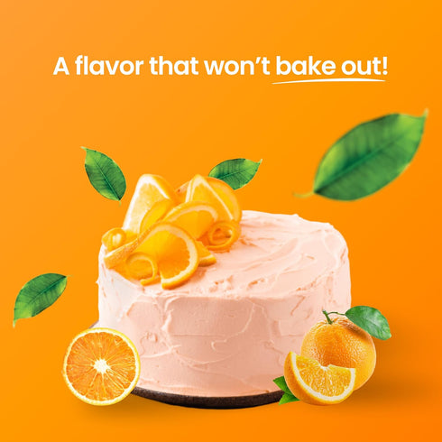 LorAnn Oils Orange Bakery Emulsion, 4 Oz: True Essence for Cakes, Cookies & Desserts, Gluten-Free, Keto-Friendly