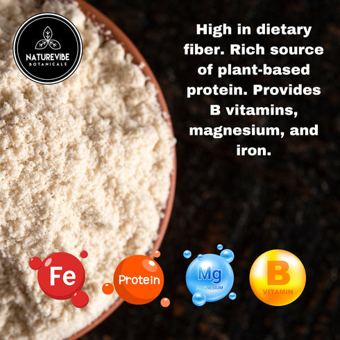 5 lb 100% Naturevibe Botanicals Sorghum Flour | Whole Grain Gluten-Free Flour | Non-GMO, Stone-Ground | Mild Flavor |