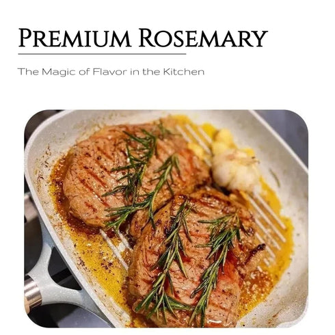 CYHJTCHS 20g (25 Dried Whole Rosemary Sprigs Bulk, Pcs), Premium Fresh Aroma Sprigs with Intact Rosemary Leaves