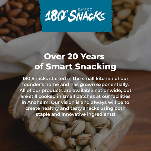 180 15 oz Snacks Salted Caramel Almond Cashew with Himalayan Salt - Delicious, Bite-Size Healthy Snacks - Non GMO