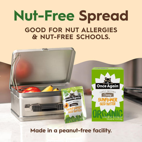 Packets Packets Packs 1.15 Packs, 10 Count Once Again Organic Sunflower Butter - Individual Sunflower Butter