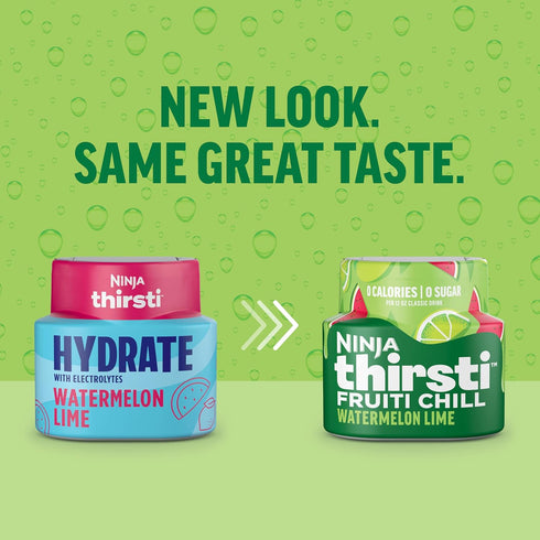 Pack, 17, 12oz 3 Pack, WCFV2 Ninja Thirsti Flavored Water Drops, FRUITI CHILL Variety Bold Fruit Flavor, Sparkling