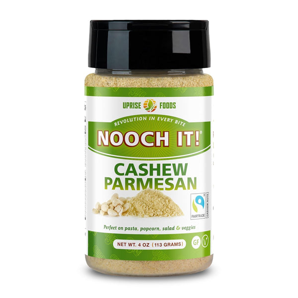 NOOCH IT Cashew Parmesan Cheese 4oz | Dairy-Free, Organic, Fair Trade, Non-GMO,