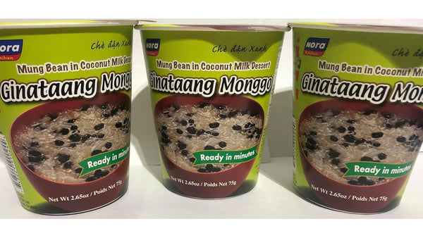 Nora Kitchen Ginataang Monggo Mung Bean in Coconut Milk Dessert 75g, 3 Pack