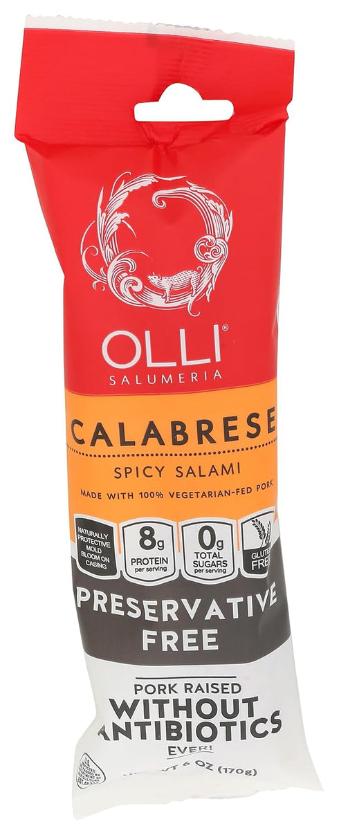 OLLI SALUMERIA Calabrese Salami Chub, 6 OZ