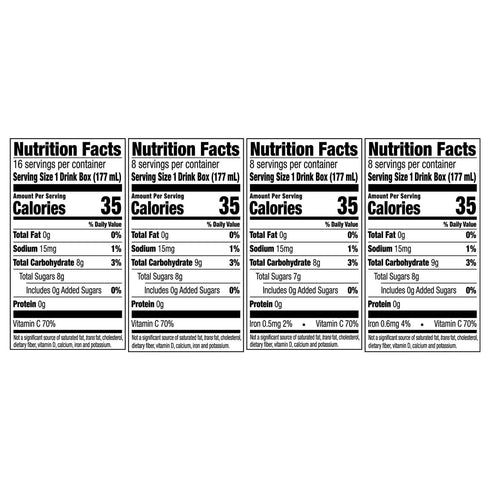 Generic Pack, 6 Oz, (40 Count) Honest Kid Assorted Organic Juice Drink Variety Fl