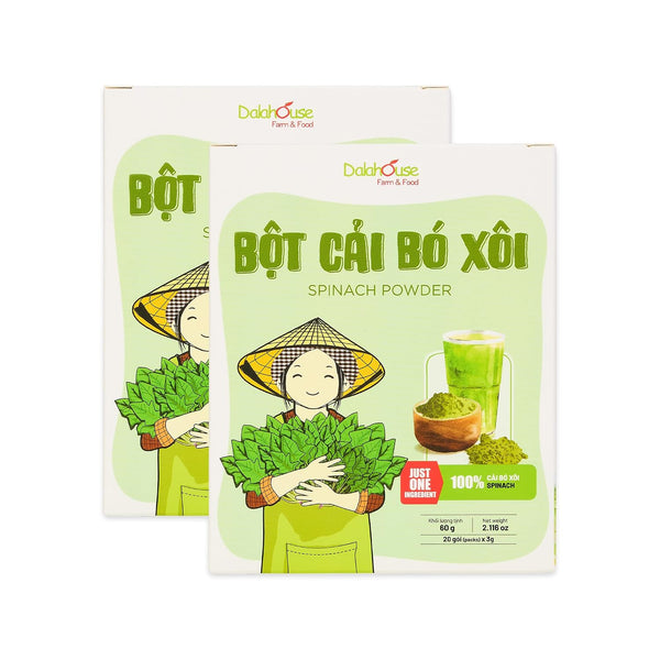 Dalahouse 100% Freeze-Dried Spinach Powder, Nutritional Vegetable Supplement, Rich Flavor, Boost Immunity,