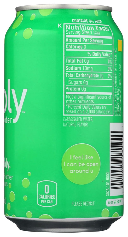 12 oz Bubly Sparkling Water, Lime
