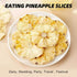 Duwen 1lb /1pound 16oz Dried Pineapple Slices Dehydrated Cocktail Garnish Decor & Edible Pine-apple Fllower No Sugar