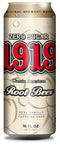 1919 Zero Sugar Draft Root Beer Soda, 16oz Cans, Caffeine-Free, Sugar Free and