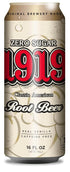1919 Zero Sugar Draft Root Beer Soda, 16oz Cans, Caffeine-Free, Sugar Free and