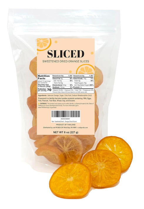 Sweetened Dried Orange Slices, Candied Orange Slices, Cocktail Garnish, Candied Fruit Cocktails