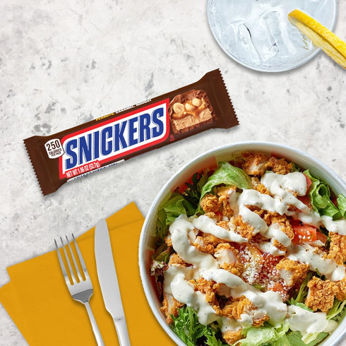1.86 oz 48 SNICKERS Full Size Bulk Milk Chocolate Candy Bars, Bar, ct Box