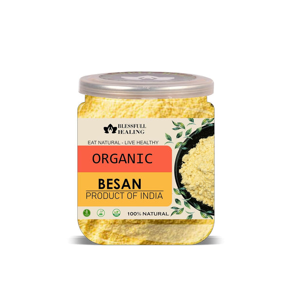 Blessfull Healing Organice BESAN (CHANA BESAN) 1 lb (453 Gram)