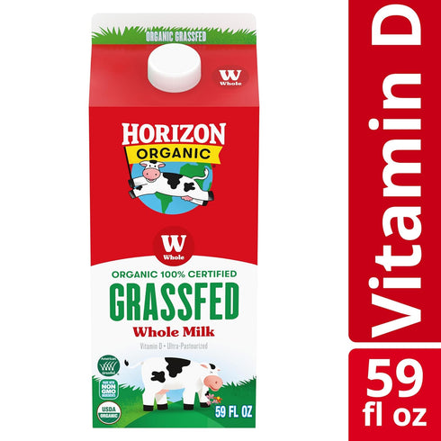 Horizon Organic Whole Milk - Grassfed - Half Gallon