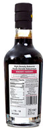 250ml/8.45 fl.oz. QO Gourmet Thick Flavored Aged Dense Balsamic Vinegar of Modena | High Density RASPBERRY Infused