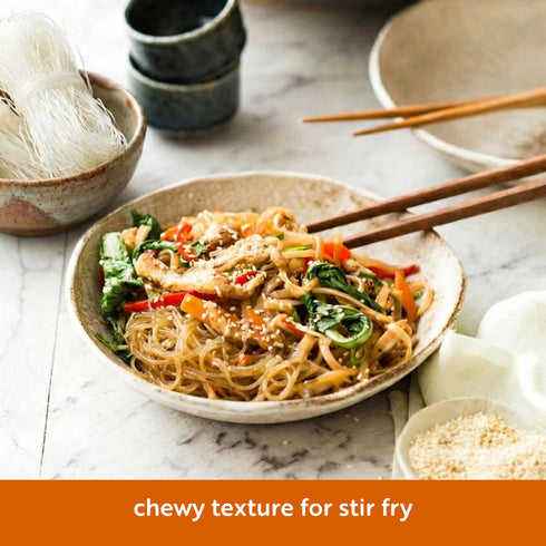 100% 10 14.1 oz Asian Best Bean Vermicelli, Mung Bean Glass Noodles, Mung Bean, Non-GMO, Gluten Free, Vegan, Bundles
