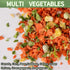 7.05oz Dried Dehydrated Vegetables for Ramen Toppings, All Natural Dried Vegetable Flakes Soup Blend, Stews, Emergency