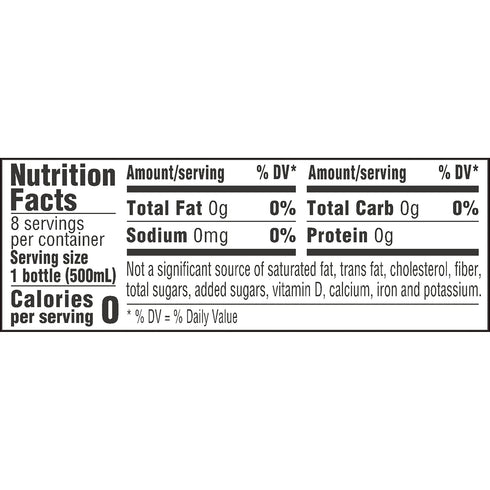 16.9 oz. (8 Pack) Poland Spring Sparkling Water, Black Cherry, Bottles