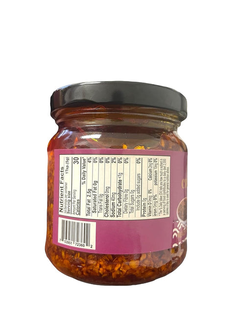 Katayama 6.35 oz Crunchy Chili Onion, Spicy Chili Crisp with Fried Garlic & Onion Versatile Topping & Condiment