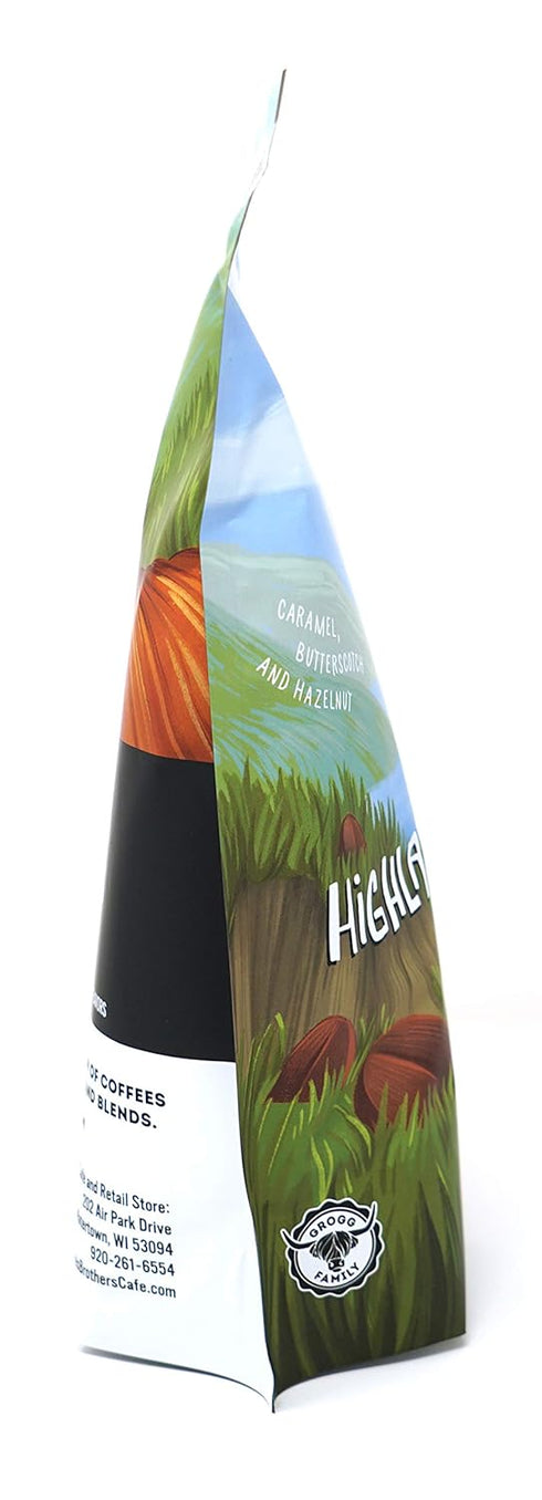 Coffee,10 Berres Brothers Highlander Grogg Flavored Ounce Bag of Ground Coffee, Combination of Caramel, Butterscotch