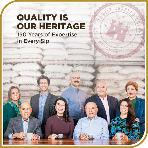 100% (12 oz Don Francisco's Premium Vanilla Nut Ground Flavored Coffee: Rich, Aromatic Arabica Beans - Family Crafted