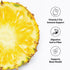(2lb) IAN's Dried Pineapple Chunks Sweetened With Natural Cane Sugar - Dehydrated Pineapple Chunks, Candied Pineapple