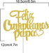 Feliz Cumpleanos Papa Cake Topper, Happy Father's Day Birthday Party Supplies Decoration