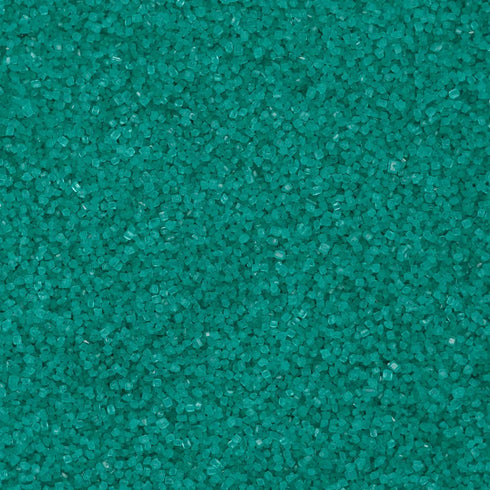 TEAL Sugar Crystals - 4 oz shaker jar - Edible Sugar Sprinkles/Sanding