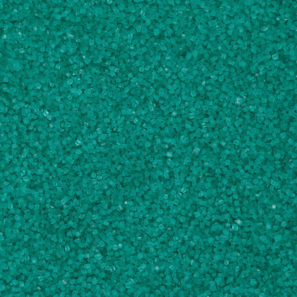TEAL Sugar Crystals - 4 oz shaker jar - Edible Sugar Sprinkles/Sanding