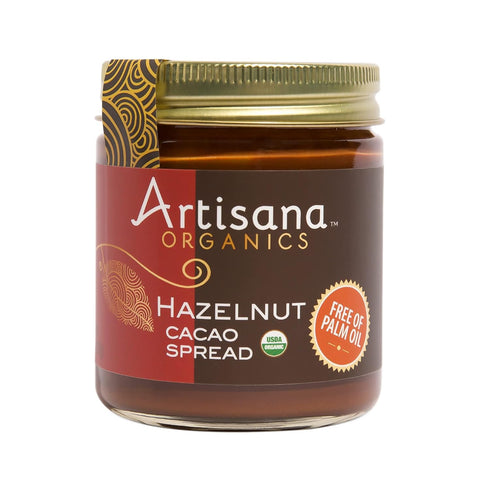 Artisana Organics Hazelnut Cacao Spread, 8 oz | No Palm Oil, Sweetened