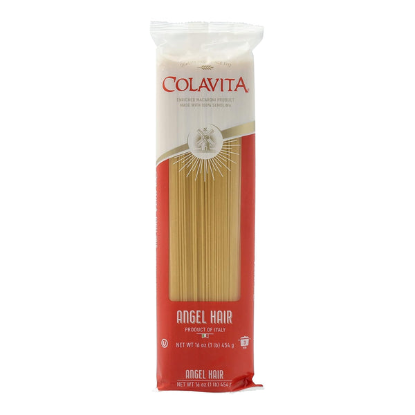 Colavita Pasta - Capellini (Angel Hair), 1 Pound - Pack of 20