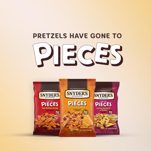 Pack Packs, 2.25 Oz, 18 (Pack 18) Snyder's of Hanover Pretzel Pieces, Variety of Pretzels Individual Ct