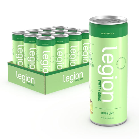 Legion Energy Drink - Naturally Sweetened and Flavored Healthy Energy Drinks -