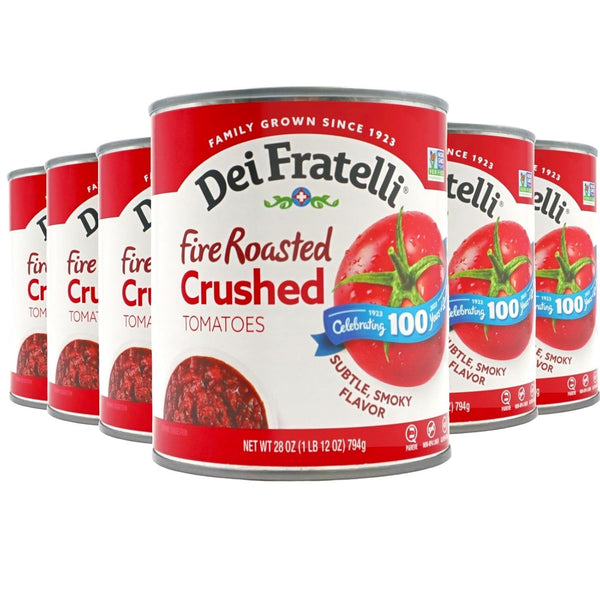 Dei Fratelli Fire Roasted Crushed Tomatoes (28 oz. Cans, 6 pack) -