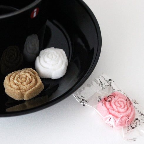 Canasuc 48 Paris, LEnvie en Rose | Pur Sucre de Canne | Box of Assorted and Individually Wrapped French Molded Rose