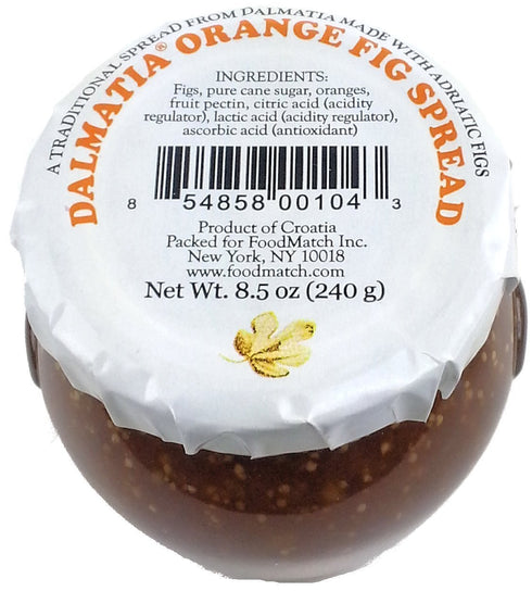 8.5 Dalmatia, Dalmatia Orange Fig Spread, Ounce