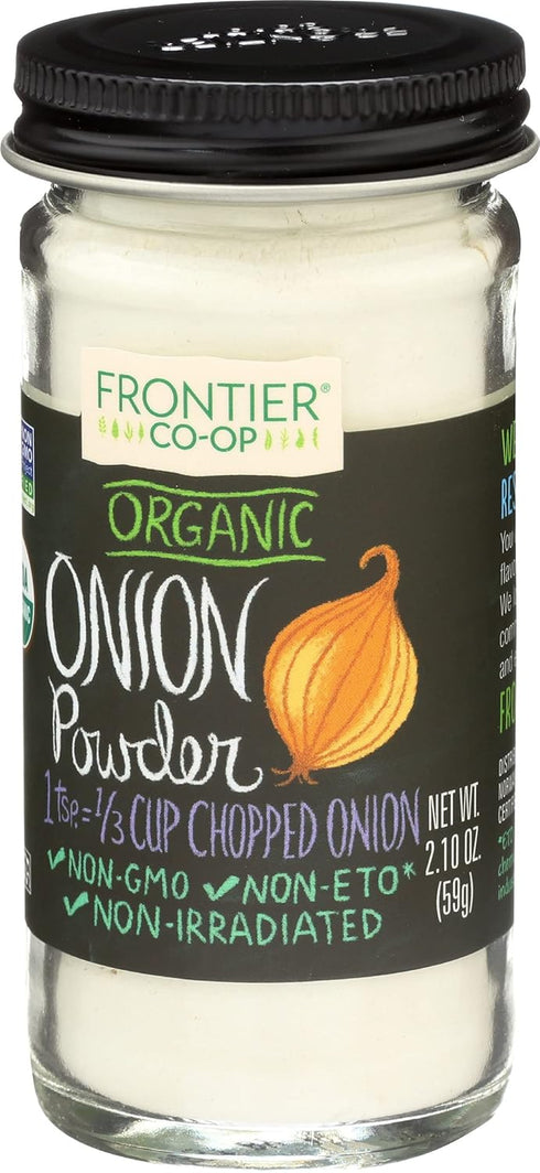 Frontier Herb Organic White Onion Powder, 2.1 oz