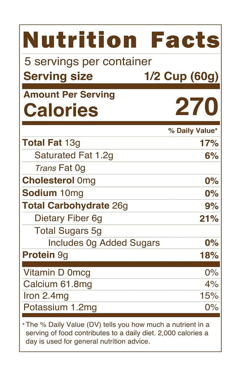 10.58 oz, (Pack 2) Kartago High Protein Granola, Tree Nuts Granola Cereals, Naturally Sweetened with Date Syrup