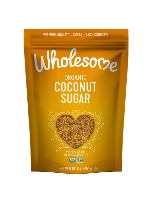 Wholesome Sweeteners 16-Ounce Organic Coconut Sugar, Non GMO, Gluten Free & Vegan