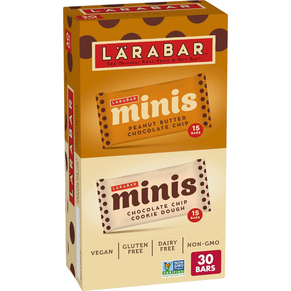 Larabar Minis Chocolate Bars Variety Pack, Gluten Free Vegan Fruit and Nut