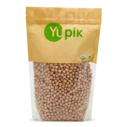 Yupik Organic Raw Chickpeas, Garbanzo Beans, 2.2 lb (35.2 oz), Non-GMO, Vegan,