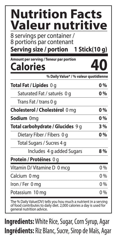 2.8 (Pack 6) Jayone Sweet Crunchy Rice Snack, Original, No Preservatives, Gluten Free, Ounces
