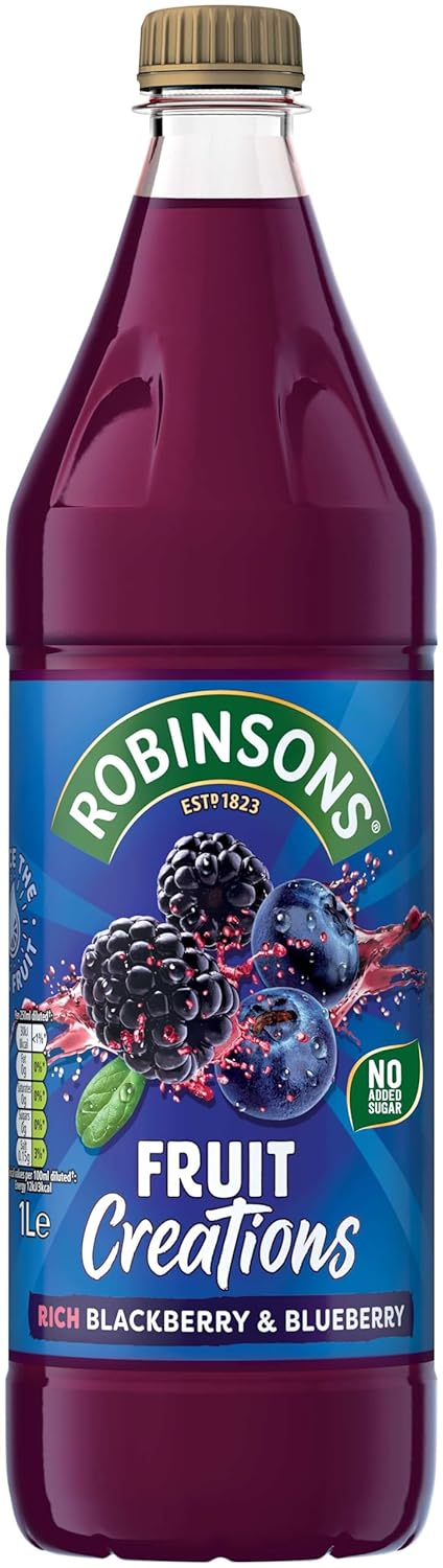 Robinsons Rich Blackberry & Blueberry Fruit Squash, 1L