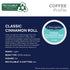 CINNABON 60 Count, (6 Packs 10) Classic Cinnamon Roll Coffee, Keurig Single Serve K-Cup Pods, Light Roast Coffee