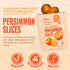 Persimmon 16 Oz, Pack 2 Persimmons Whitney Jordan Naturals Air-Dried Slices of - Dried Fruit Snack Made from Real - No
